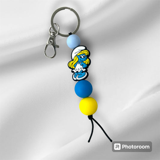 Smurf Keychain