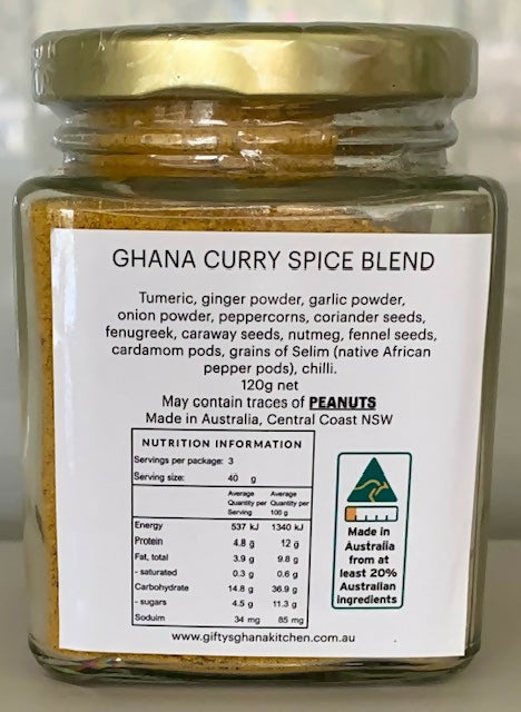 GHANA CURRY SPICE BLEND - West African Spice Blend