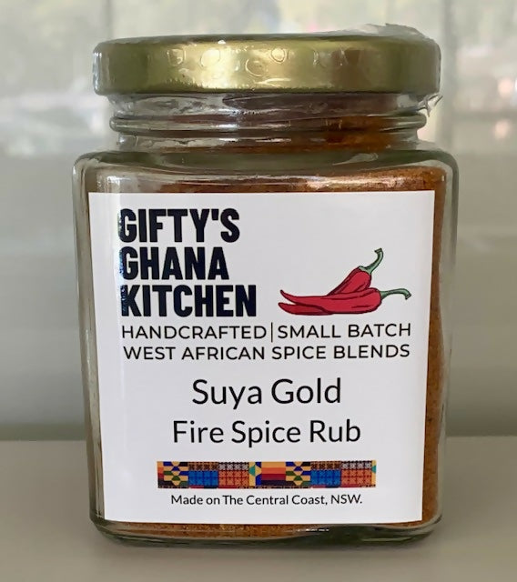 "SUYA GOLD" FIRE SPICE RUB - West African Spice Blend