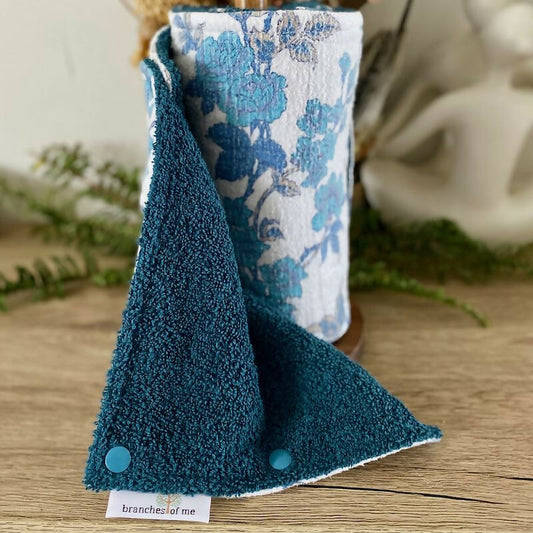 Vintage Blues| Non Paper Towel Roll | Premade For You