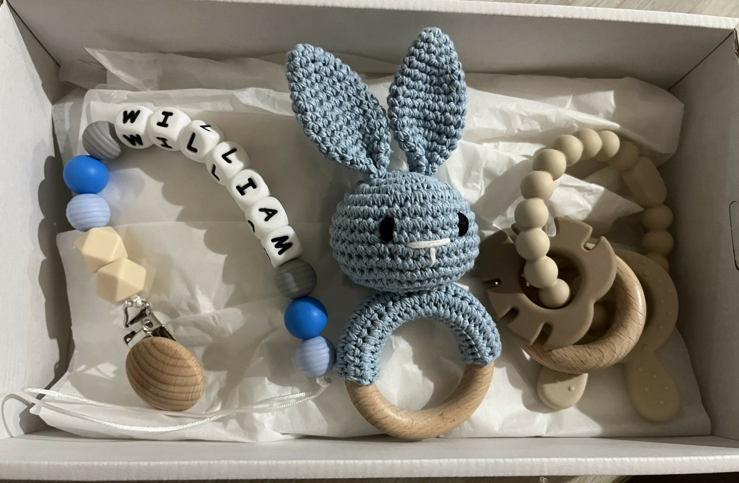 Personalised Baby Boy Gift Box