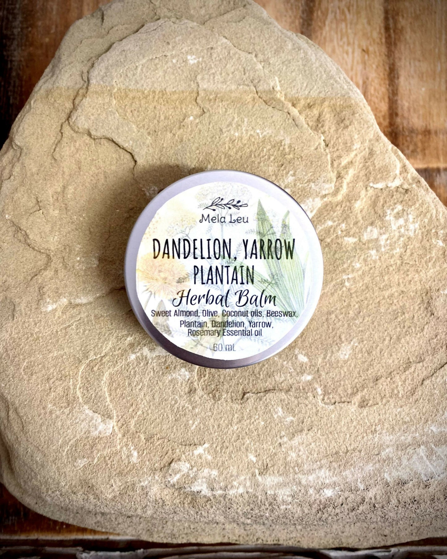 Herbal Balm | Dandelion, Yarrow & Plantain | Skin-soothing Balm