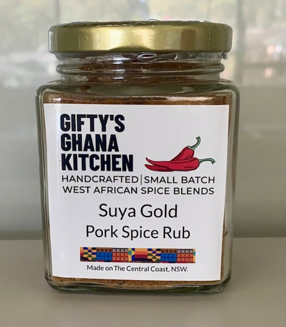 "SUYA GOLD" PORK SPICE RUB - West African Spice Blend