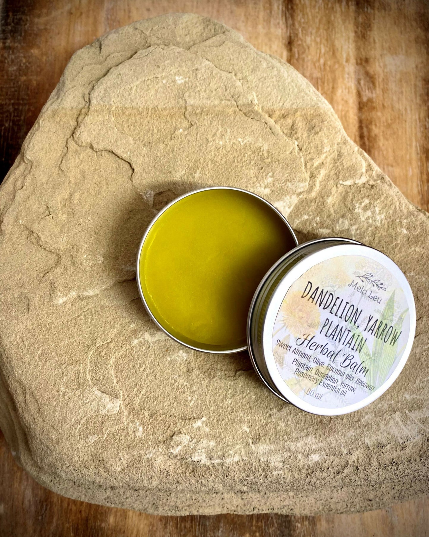 Herbal Balm | Dandelion, Yarrow & Plantain | Skin-soothing Balm