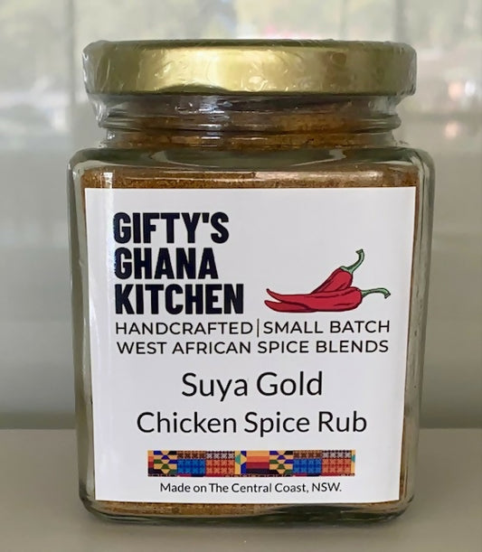 "SUYA GOLD" CHICKEN SPICE RUB - West African Spice Blend