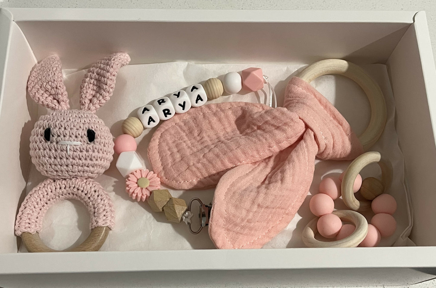 Personalised Baby Girls Gift Box