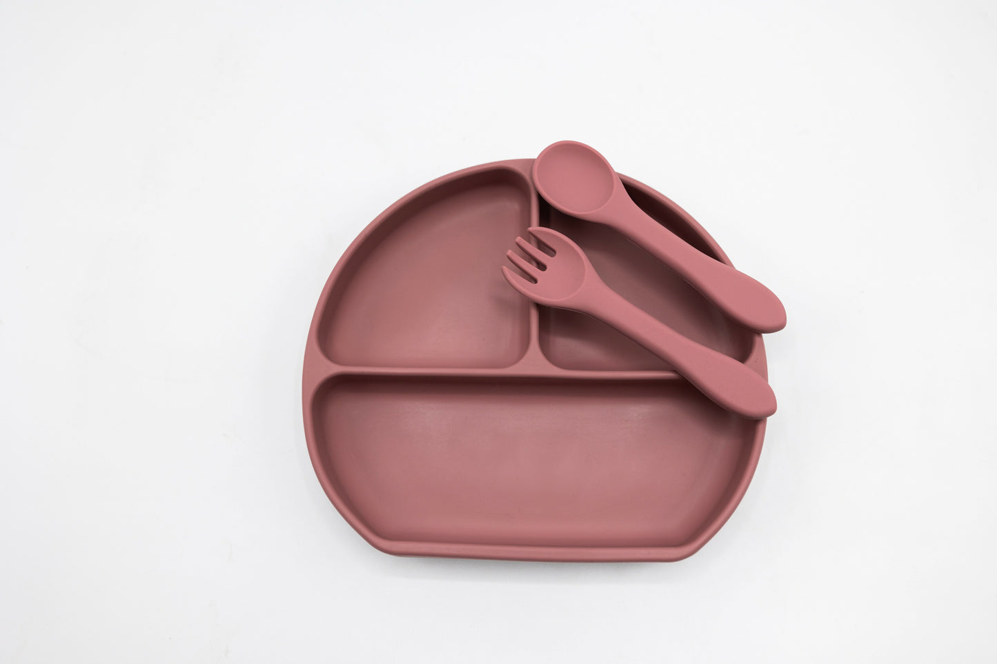 Divider Plate + Cutlery with Suction Base