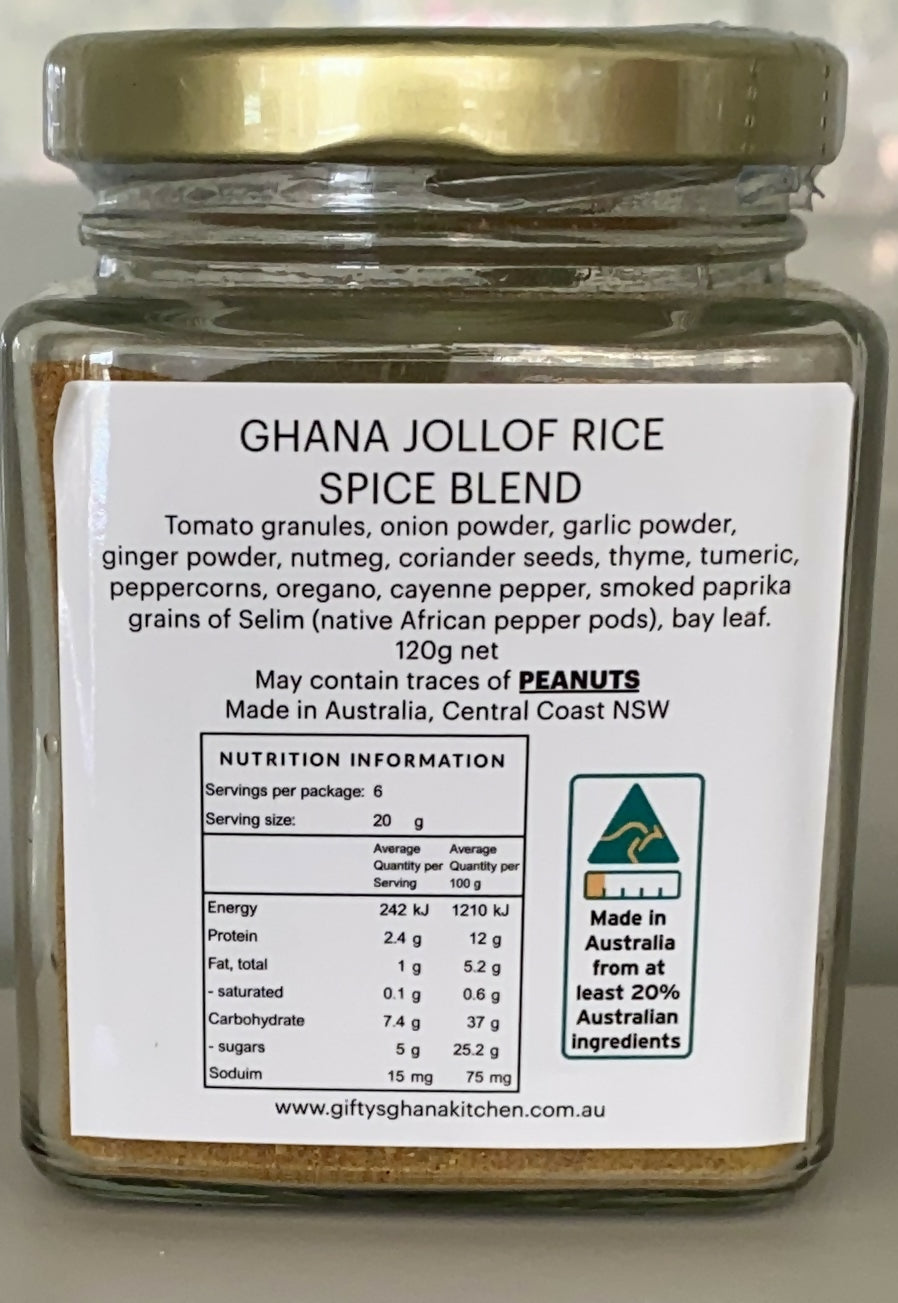 JOLLOF RICE SPICE BLEND- Piquant seasoned rice dish